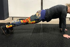 Pluses in a plank position Pluses in a plank position